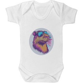 Azeeda 18-24 Month 'Capybara Wearing Sunglasses ' Baby Grow/Bodysuit (GR00153418)