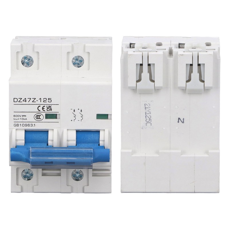 DC Miniature Circuit Breaker 2P 10KA High Current Isolation 600V