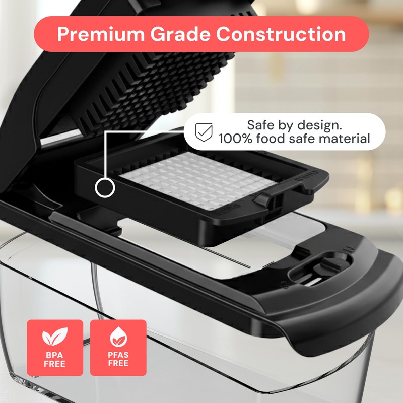 Fullstar The Original Pro Chopper - Vegetable Chopper and Spiralizer,
