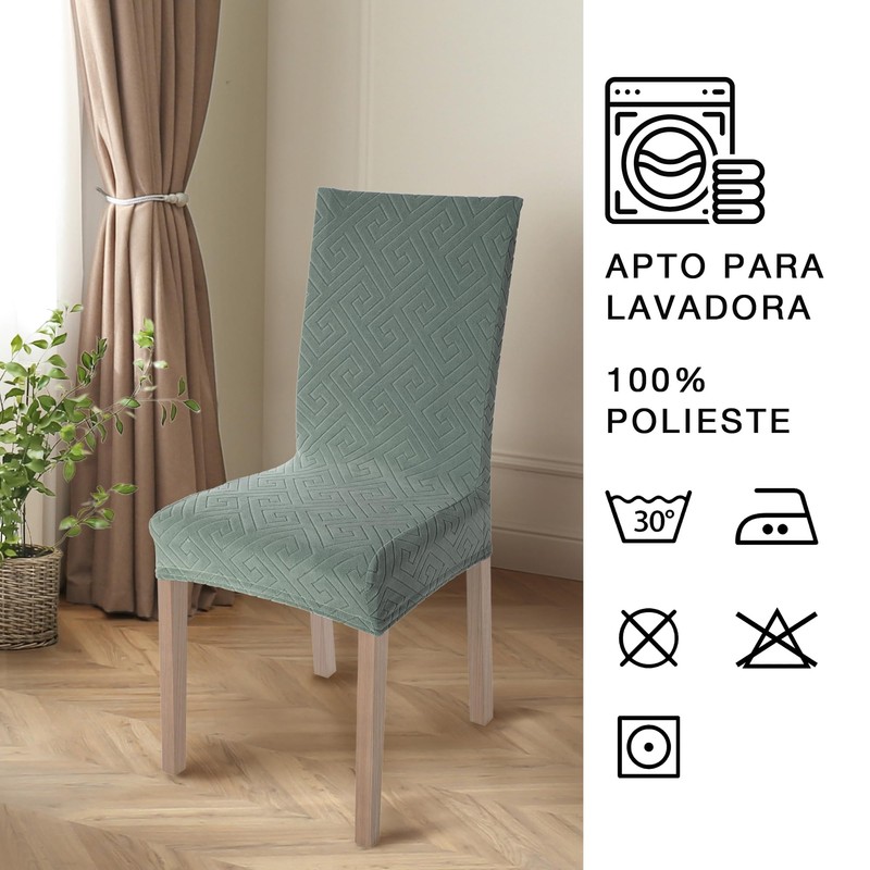 Viste tu hogar Pack of 2 Chair Covers Dining Room