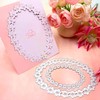 Oval Frame Die Cuts for Card Making Metal Cutting Dies