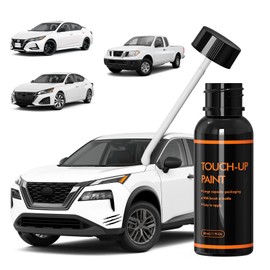 XTryfun QAK Glacier White Touch Up Paint for Car Compatible with Nissan, DIY Car Paint Scratch Repair Kit, Automotive Paint, Quick & Easy Fix Scratch Repair for Rogue/Sentra/Altima/Frontier/Pathfinder