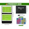 YCConcept Magnetic Soccer Coaching Board Tactical Clipboard Kit with Dry