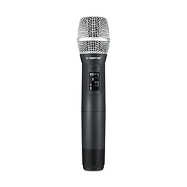 Phenyx Pro Professional Wireless Microphone, UHF Dynamic Mic, Metal Cordless Microphone, Handheld Transmitter for True Diversity System PTU-1U/PTU-2U with Selectable Frequencies (PWH-12)