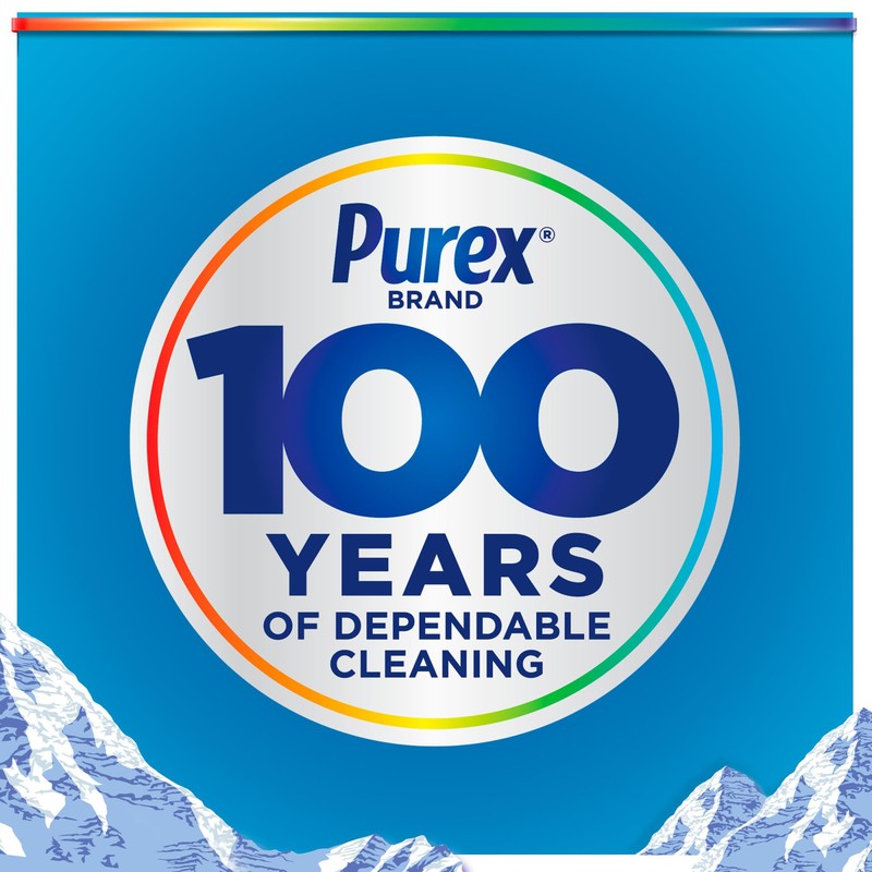 Purex 4-in-1 Laundry Detergent Liquid, Mountain Breeze, 82.5 oz, 165