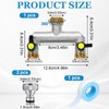 2-Way Distributor Water 3/4 Inch, Tap Water Distributor Brass, Tap