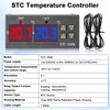 Adjustable Temperature Controller Switch, Binghe STC-3008 110-220V Digital Thermostat with