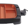 Brentwood Electric Indoor Grill Non-Stick Copper Coating, Multi-Portion, Black