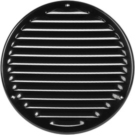 Repa Market 8 Inch (Opening Dimensions) Air Vent Covers/Black Galvanized Steel Return Air Grille/AC Vent Cover/Wall or Ceiling HVAC Registers Grilles & Vents for DIY & Home Improvement