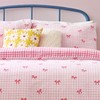 Heya Home Gingham Bows Printed Duvet Set - Pink -