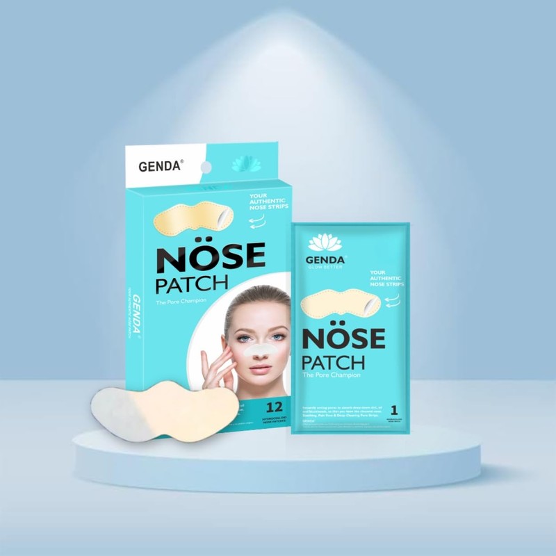 GENDA Blackhead Remover Nose Pore Strips for Deep Cleansing, Hydrocolloid