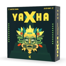 Yaxha Board Game - The Mayan Pyramid Building Strategy Game with Dynamic Gameplay! Fun Family Game for Kids & Adults, Ages 8+, 2-4 Players, 20 Min Playtime, Made by Helvetiq