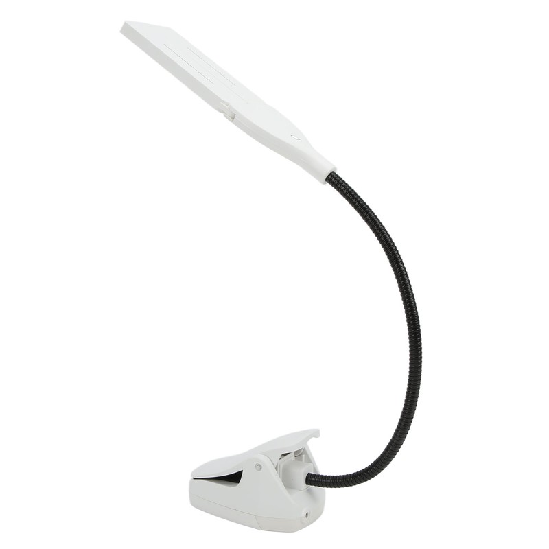 Music Stand Light LED Rechargeable Bendable Professional Design White Lamp