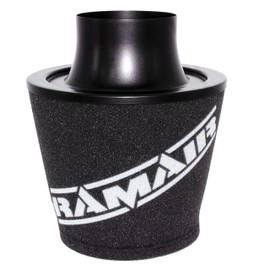 ramair Filter js-109-bk Großer Universal-Luftfilter mit Legierung Hals, Schwarz, 100 mm