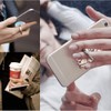 4Pack Cute Phone Ring Grip, Funny Donuts Popcorn Ice Cream