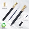 Yuxinrong 6 Pack Gel Pens Black 0.5 mm Medium Point