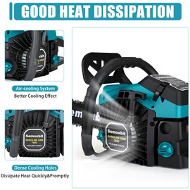 58CC Gas Chainsaw 20 Inch Chain Saw with 2-Cycle Engine,Petrol Handheld Quick Start Technology Gas Powered Chainsaw For Forest, Garden and Farm Tree & Wood Cutting Use