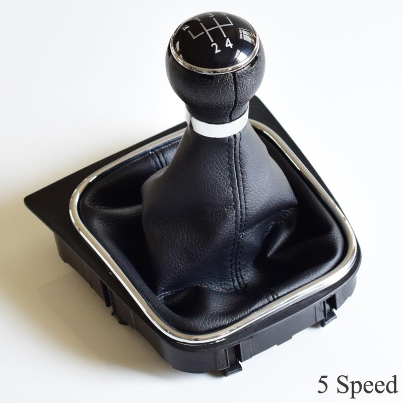 Yoegerery 5/6 Speed Car Gear Shift Knob Boot Gearstick Gaiter