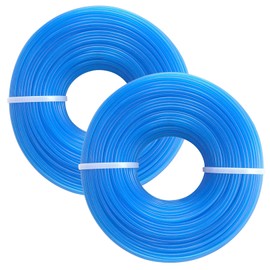 Pack of 2 Grass Trimmer Line, Round Mowing Line, 1.6 mm x 50 m Trimmer Line, Brush Cutter Thread, Nylon Trimmer Line, for Grass Trimmers and Brush Cutters, Blue