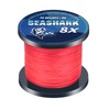 Seashark Braided Fishing Line Color Never Fade 8 Strands Super