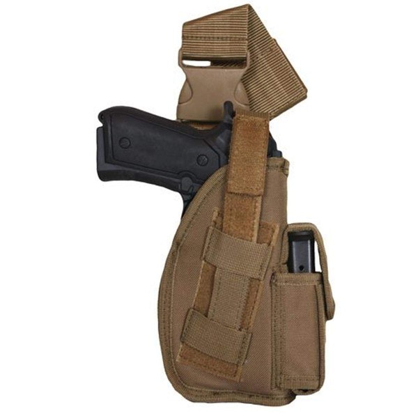Fox Outdoor Products SAS Tactical Leg Holster, Coyote, 4"