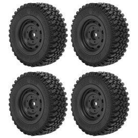 4pcs Professional Plastic Rubber Tire RC Accessory Upgrade Parts Fit for MN86 RC Car