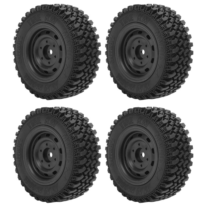 4pcs Professional Plastic Rubber Tire RC Accessory Upgrade Parts Fit