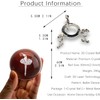 HDCRYSTALGIFTS 3D Laser Engraved Ballerina Dancing Crystal Ball Paperweight Elegant
