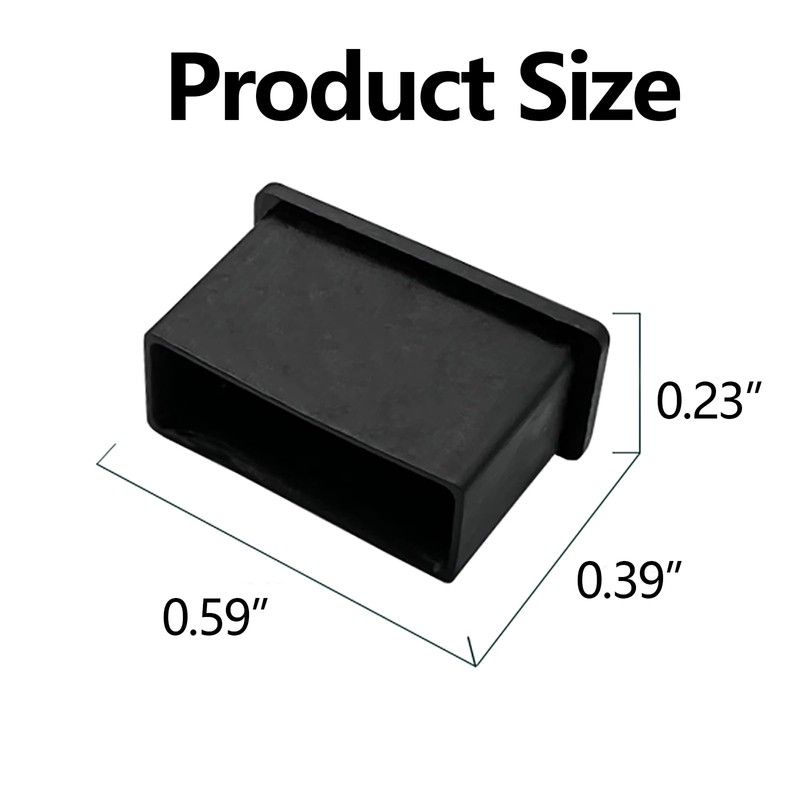 WXZRLIU 20PCS Plastic HDMI Male Port Anti Dust Dustproof Cover