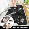 Large Non Slip Bathtub Mat, Extra Long Bath Mat for