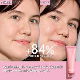 Caudalie VinoHydra Gel Hidratante Facial con cido Hialurnico y Aloe Vera, Hidrata y Suaviza la Piel - 60 mL                                           