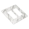 Wpshijia Light Switch Cover White Grey Abstract Marble Minimalist Luxury