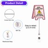 Overstimulated Approach with Caution Badge Reel, Funny Nurse Acrylic Retractable
