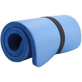 Lrtzizy 15MM Thick Yoga Mat Comfort Foam Knee Elbow Pad Mats for Exercise Yoga Indoor Pads Fitness Training,Blue
