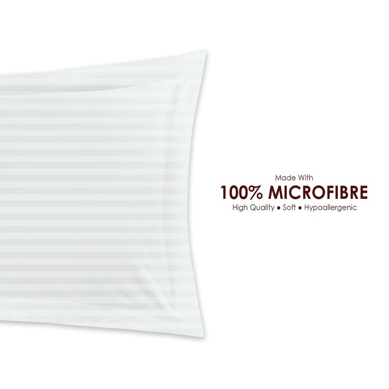 Hajran Linen 4 Pack Oxford Pillow Cases | Soft Brushed