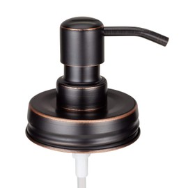 Jarmazing Products - Tapas dispensadoras de jabón de bronce aceitado clásico estilo clásico – Un paquete – para todos los tarros de conservas de boca regular