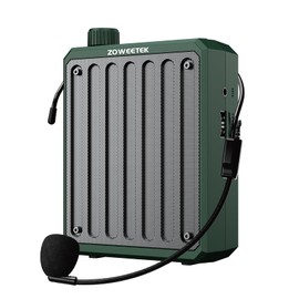 ZOWEETEK Voice Amplifier for Teachers, Bluetooth Voice Amplifier Personal Microphone Headset for Speaking, Portable Power amplifiers for Classroom, Coaches, Training, Meeting, Teacher Must Haves