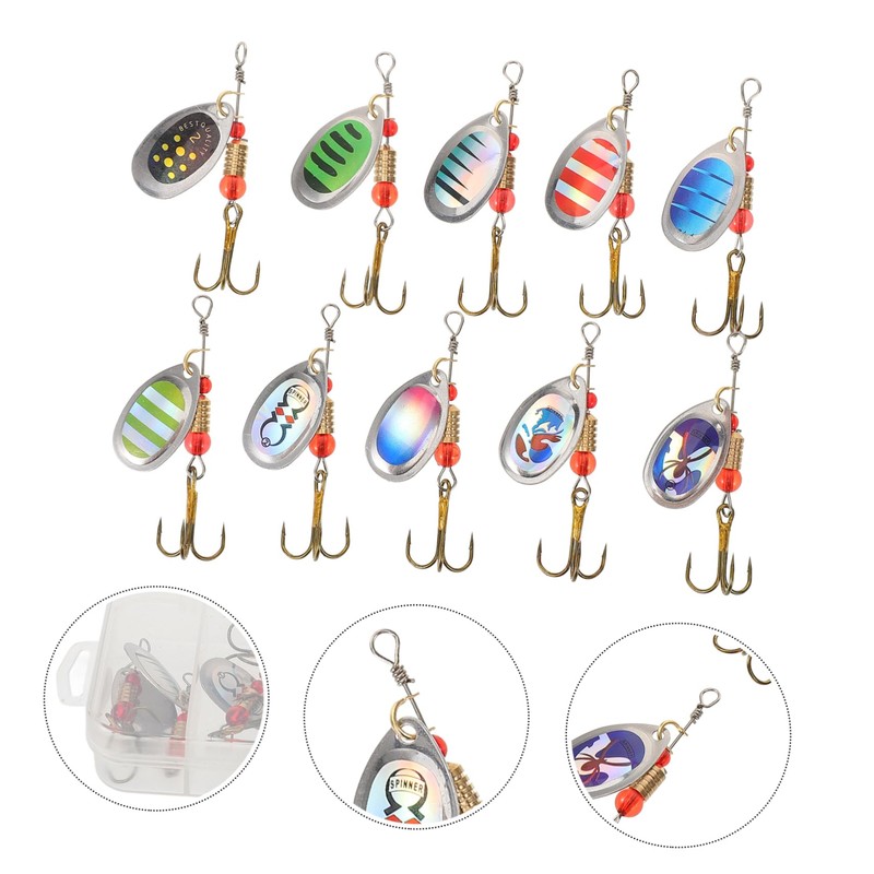 WHAMVOX 1 Set Portable Fishing Hooks Angling Bait Hook Tackle