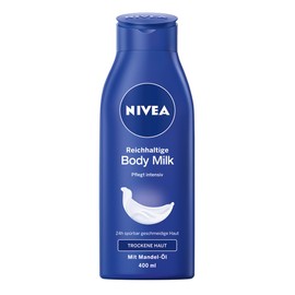 Nivea Rich Body Milk, Pack of 1 (1 x 400 ml) [Packaging may differ from the pictures]
