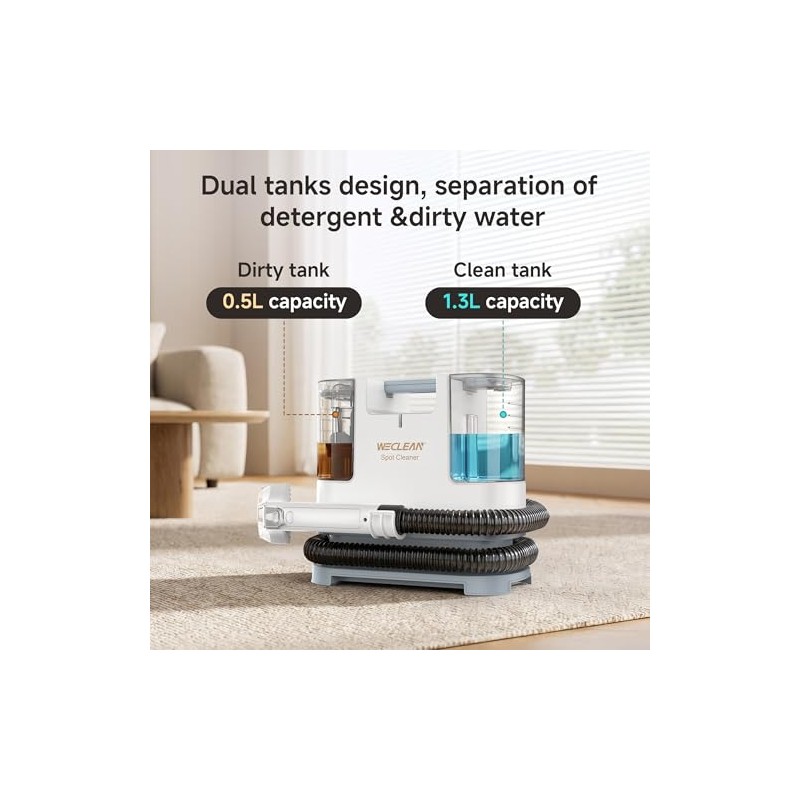 WECLEAN C1 Portable Extractor for Couch and Carpet Cleaner Upholstery