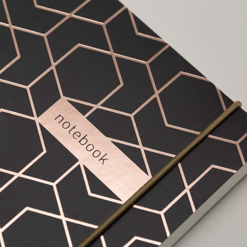 Matilda Myres Linton Notebook Rose Gold Foil