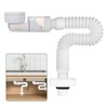 SI SEN 1 1/4 Inch Siphon, Drain Pipe with Odour
