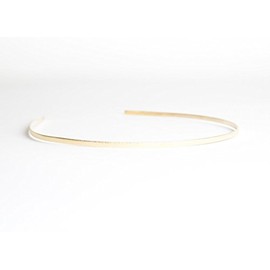 Ficcare Madison Skinny Metal Headband - Gold Mesh