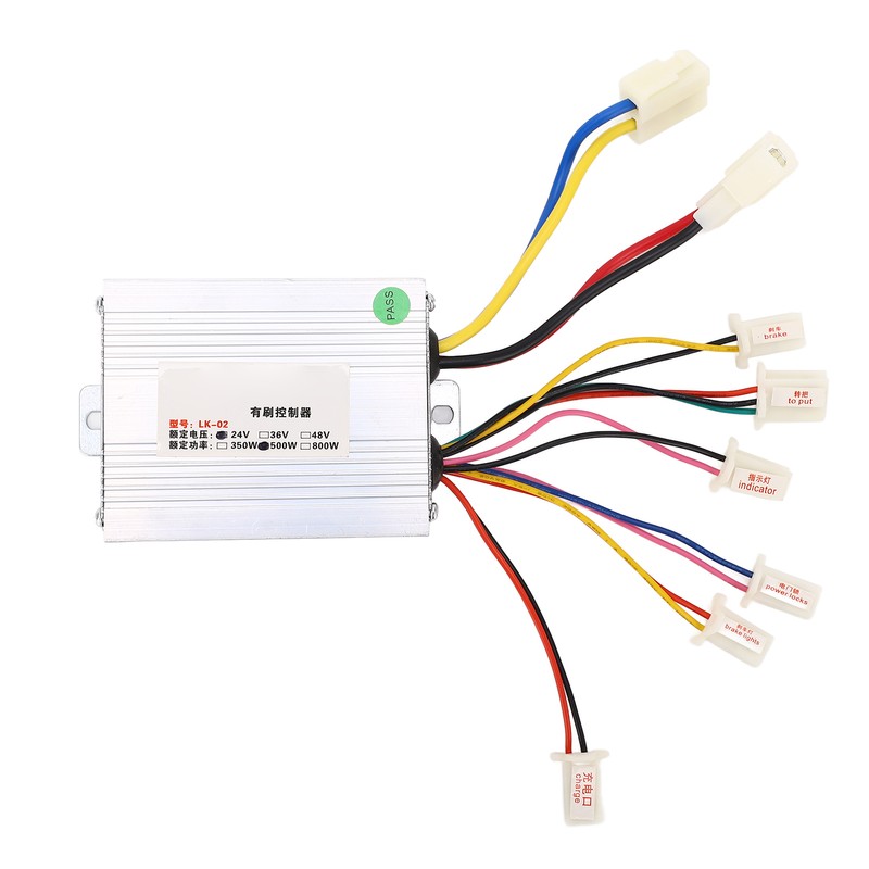 24V 500W Electric Bike Controller Thumb Throttle Set Brushed Controller