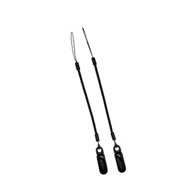 BeyonMind Keys, Smartphone, Fall Prevention, Super Slim Strap, One-Touch Clip, Set of 2 / Pass Case, Loss Prevention, Approx. 7.5 - 26.0 inches (19 - 66 cm), Made in Japan, MIND, Black