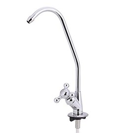 Llave de Fregadero de Cocina de 1/4 pulgadas con Boquilla Giratoria y Filtro de Agua Potable RO para Baño Moderno o Clásico Acabado Duradero y Funcion