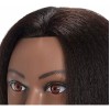 Training Head Maniqui Cabeza Cabello Natural Negro #2 40.6 Cm