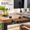 Magnetic Cable Clips for Desk & Home Office – Adhesive