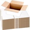 30 Pack 7x5x4'' White Cardboard Shipping Boxes, Medium Mailing Boxes