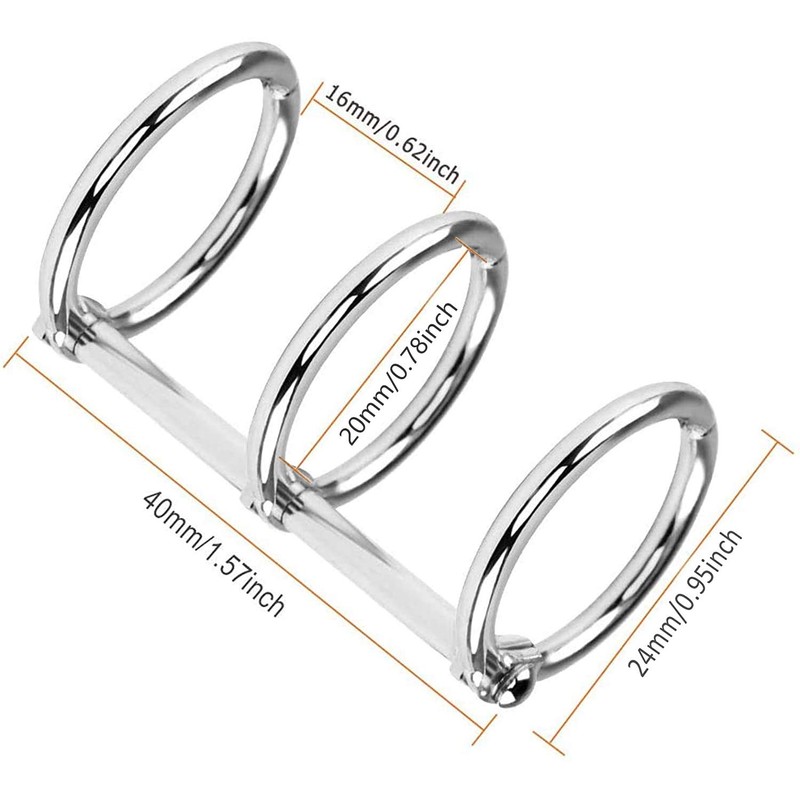 Book Ring 10 Pieces Binder Rings Loose Leaf Connector Rings